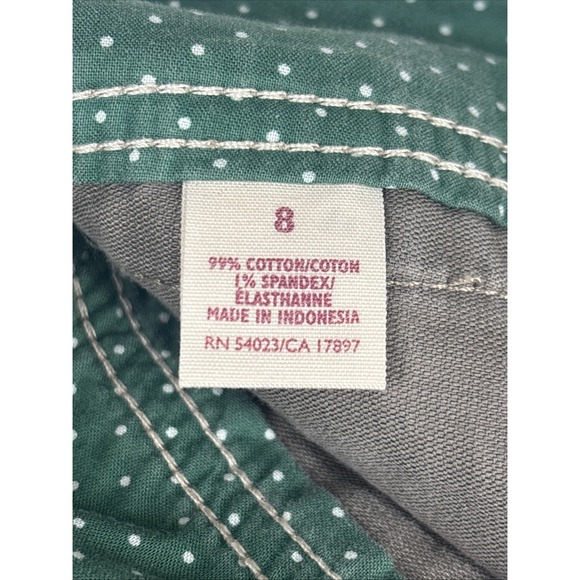 Old Navy Gray Khaki Skirt Size 8 Flat Front Dark‎ Wash Casual Workwear Modest - Picture 4 of 7